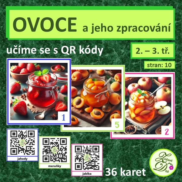 Ovoce a jeho zpracování s QR