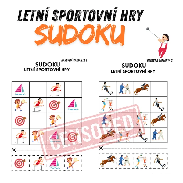 Sudoku - letní sportovní hry