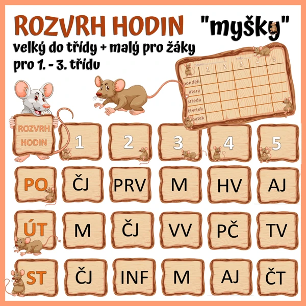 Rozvrh hodin 