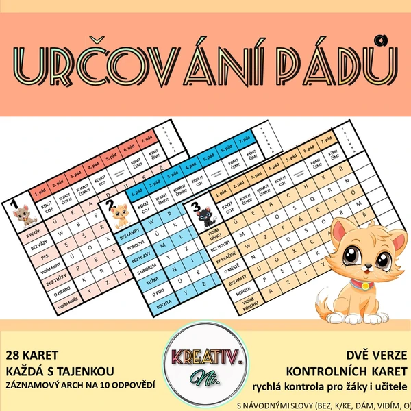 URČOVÁNÍ PÁDŮ