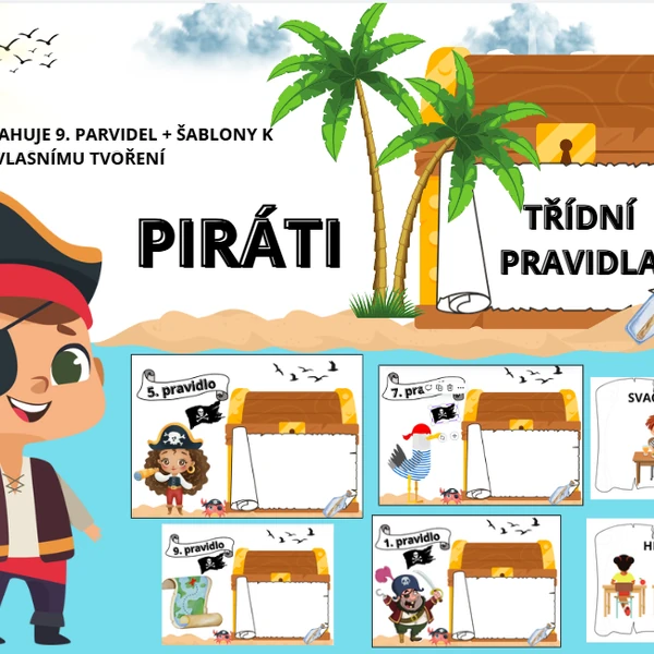 PRAVIDLA TŘÍDY - PIRÁTI- MOŘE