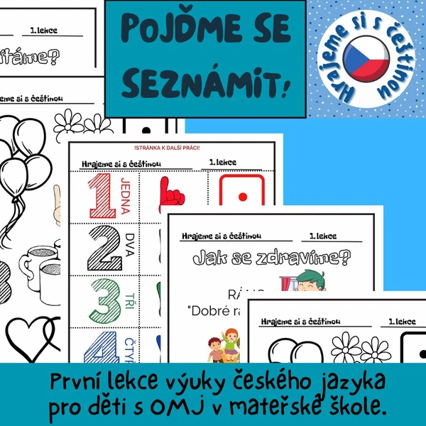 Výuka českého jazyka v MŠ - POJĎTE SE SEZNÁMIT!