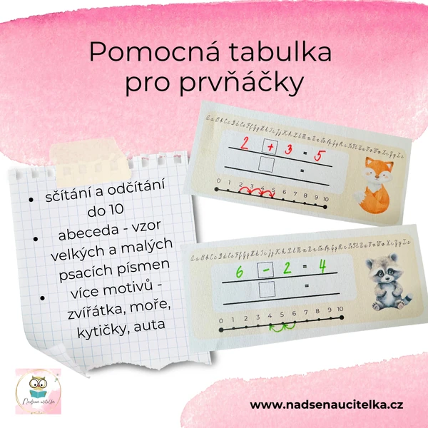 Pomocná tabulka pro prvňáčky