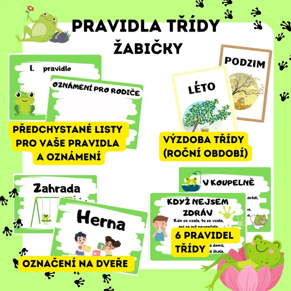 ŽABKY - Pravidla třídy 