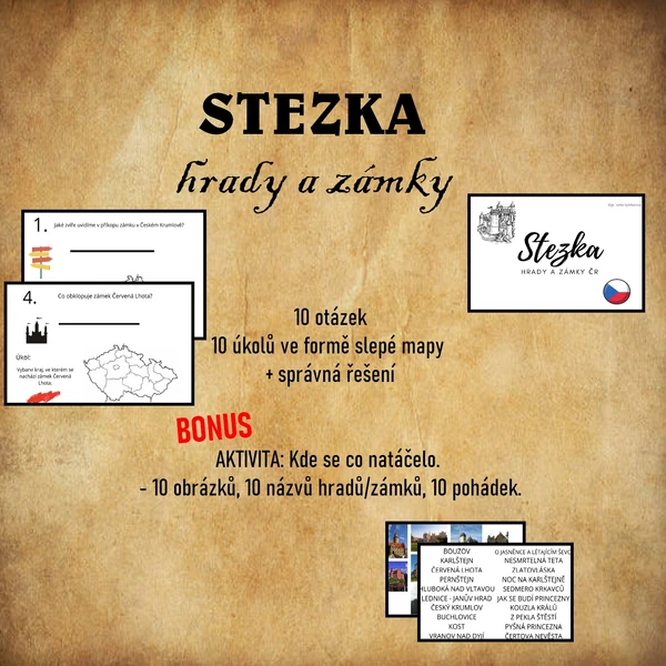 STEZKA - hrady a zámky ČR