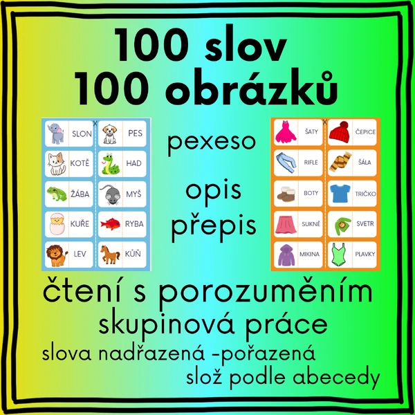 100 slov a 100 obrázků 