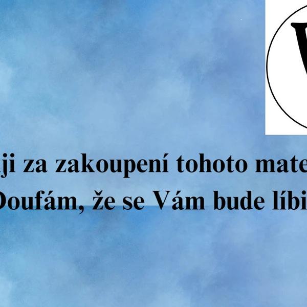 Pracovní listy - Ovoce a zelenina 