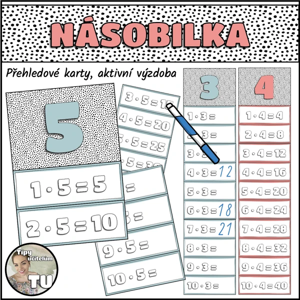 Násobilka - boho téma