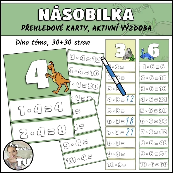 Násobilka - DINO téma