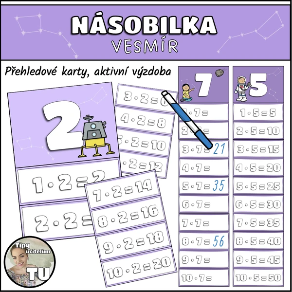 Násobilka - vesmír