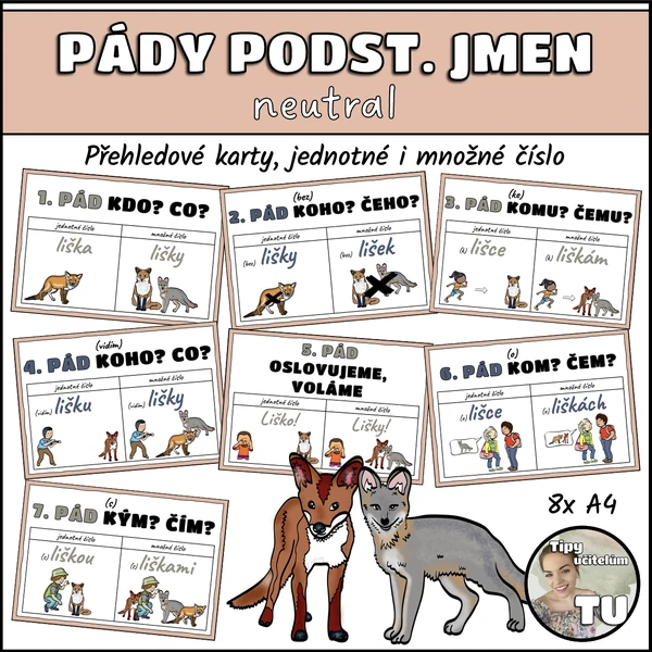 Pádové otázky, pády - neutral