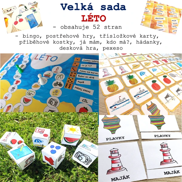 Velká sada aktivit LÉTO
