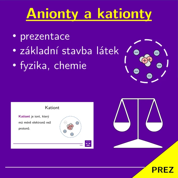 Anionty a kationty | prezentace