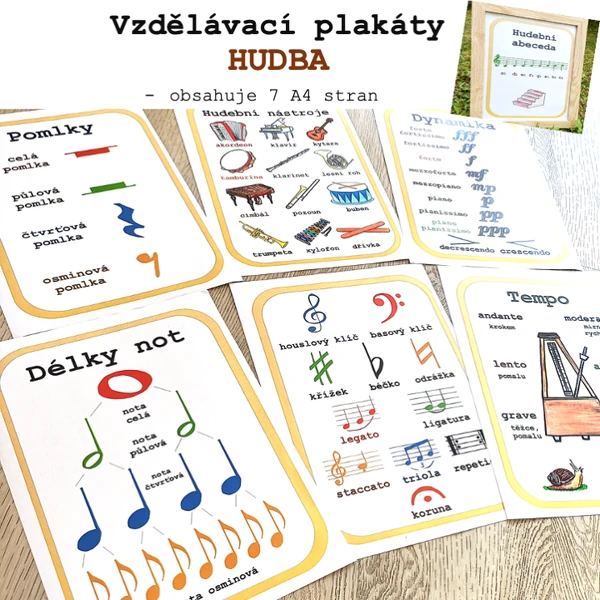 Vzdělávací plakáty - HUDBA