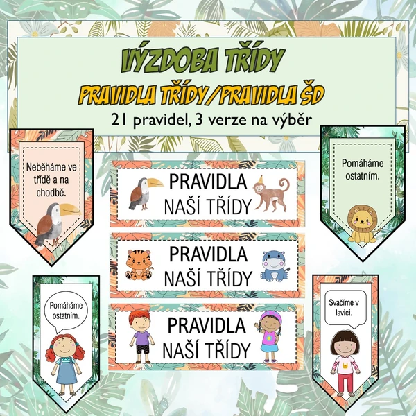 Pravidla třídy/pravidla školní družiny