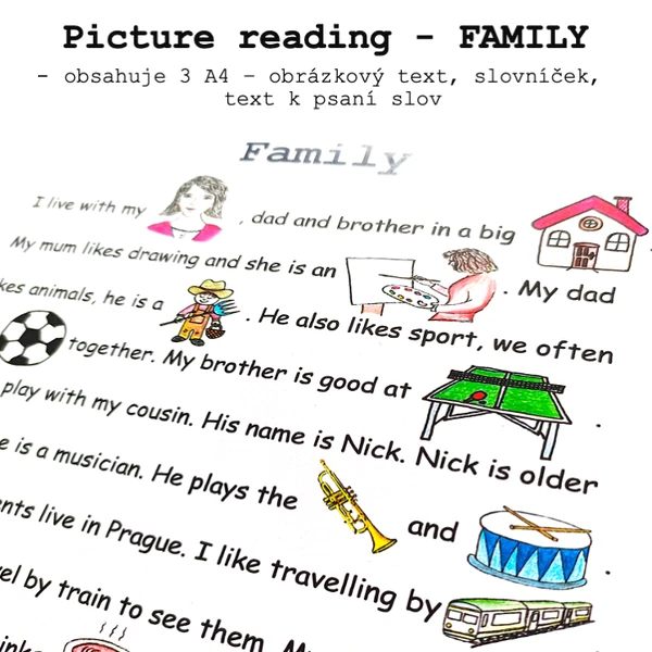 Picture reading - Family
