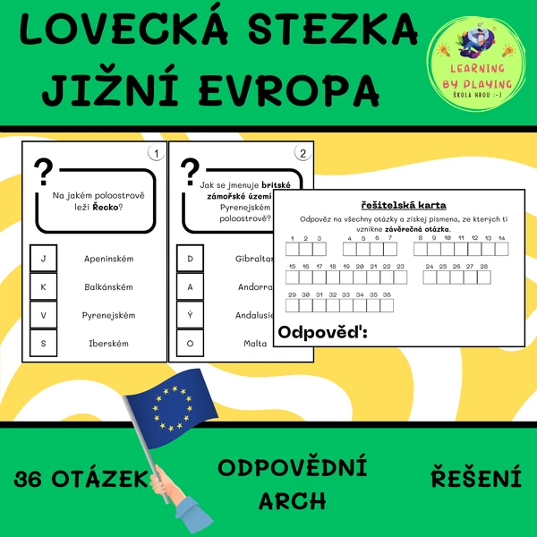ZEMĚPISNÁ STEZKA - JIŽNÍ EVROPA