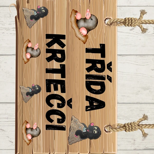 VÝZDOBA TŘÍDY - KRTEČCI🦨🦨