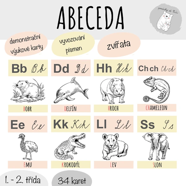 Abeceda - zvířata