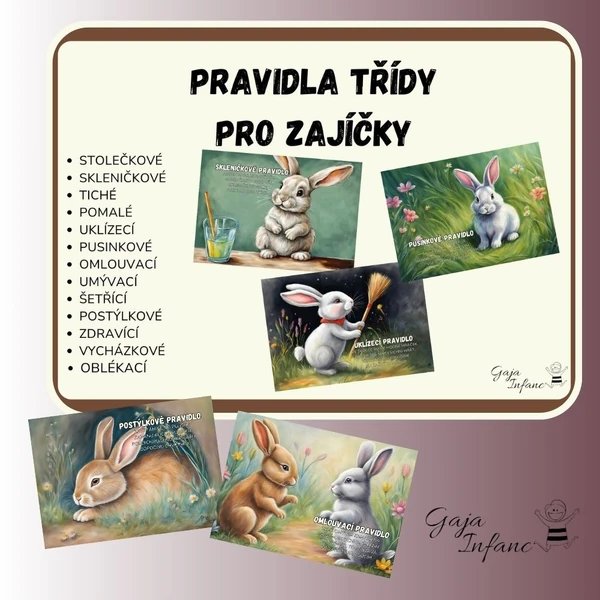 Pravidla třídy- zajíčci