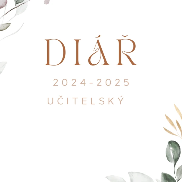 učitelský diář 2024-2025