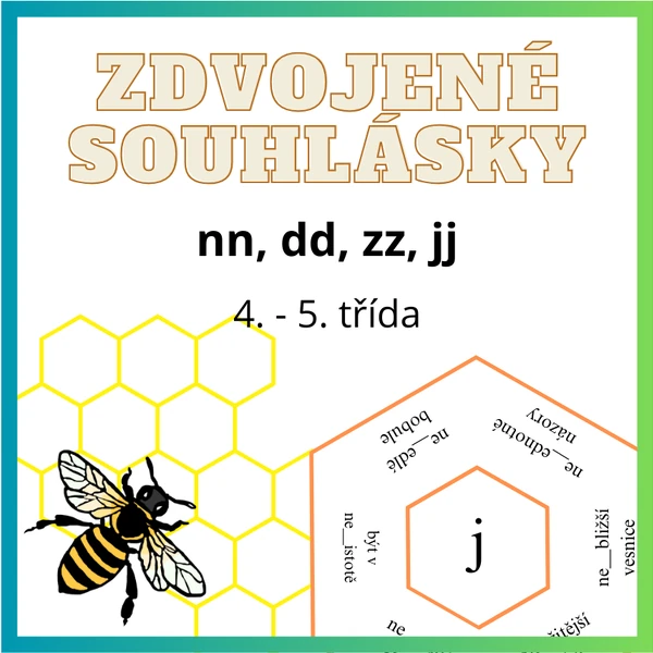 Zdvojené souhlásky - hexagony