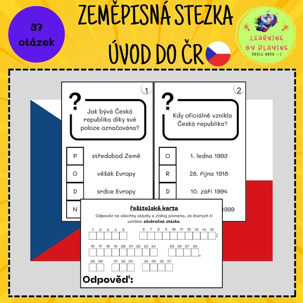 ZEMĚPISNÁ STEZKA - ÚVOD DO ČR