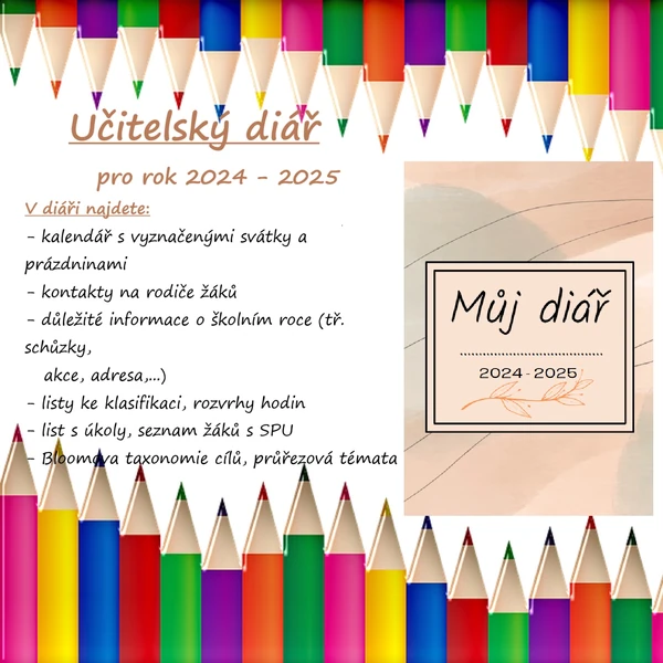 Učitelský diář 2024-2025