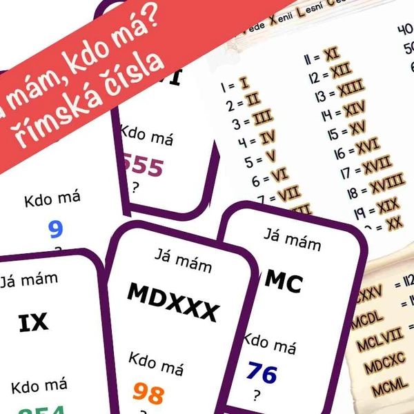 Já mám, kdo má? Římská čísla