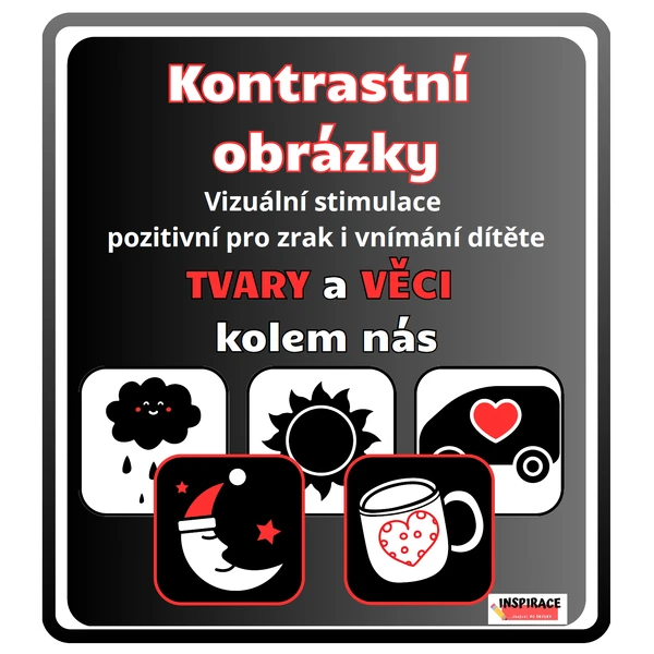 Kontrastní obrázky - TVARY a PŘEDMĚTY