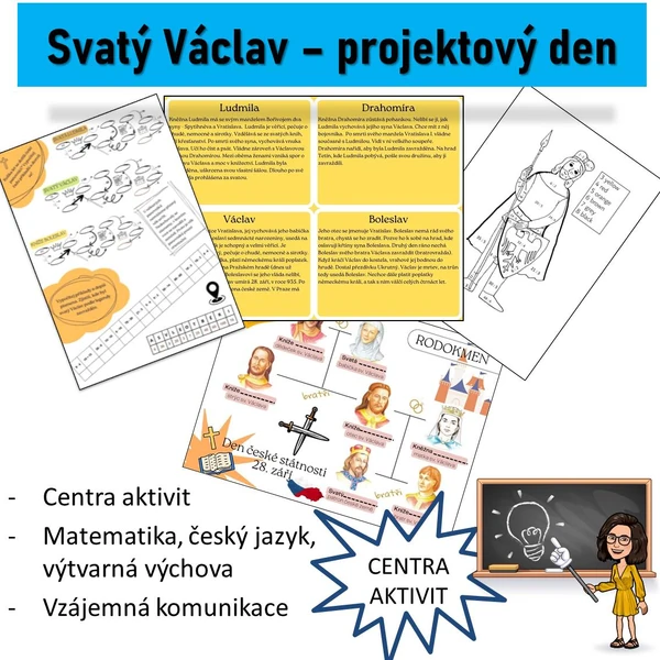 Svatý Václav - 28. září, centra aktivit 