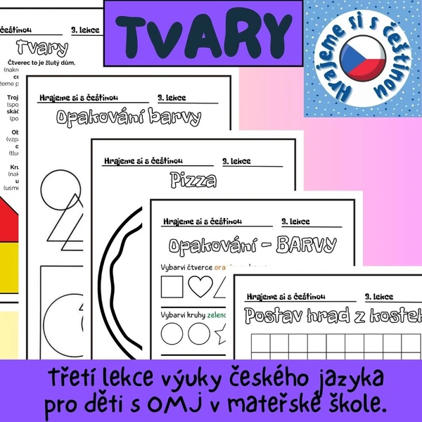 Výuka českého jazyka v MŠ - TVARY