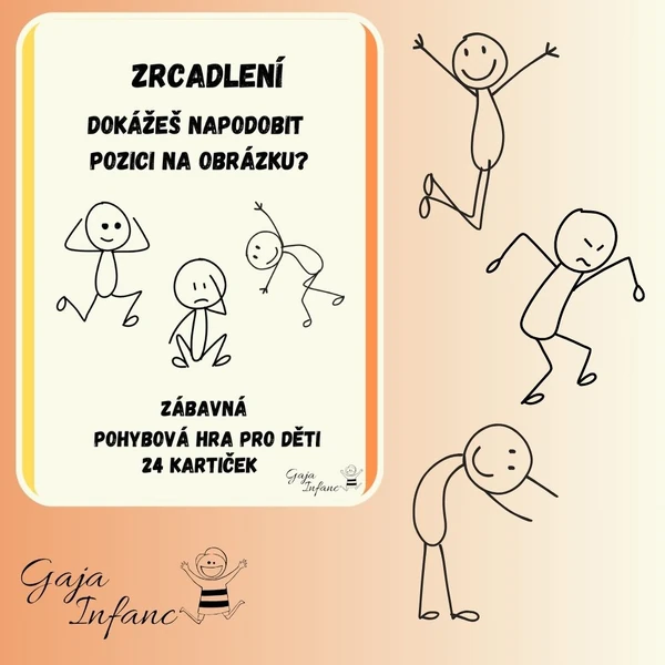 Zrcadlení- Zábavná pohybová hra