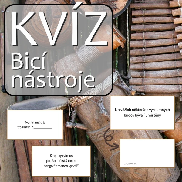KVÍZ - Bicí nástroje