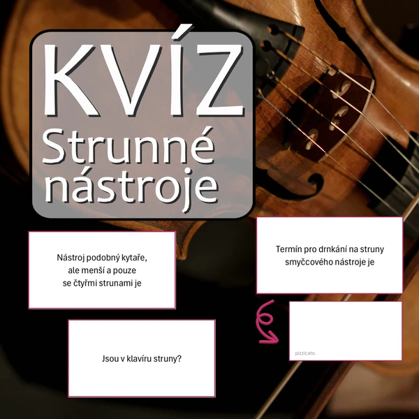KVÍZ - Strunné nástroje