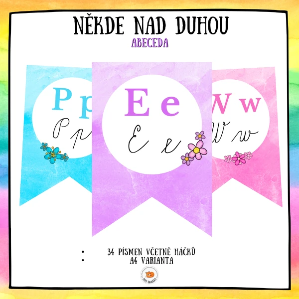 Někde nad duhou - abeceda