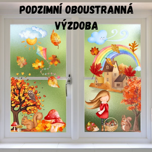 Podzimní oboustranná výzdoba 