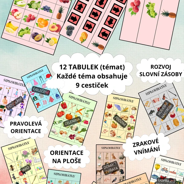 Šipkohrátky- 12 témat 