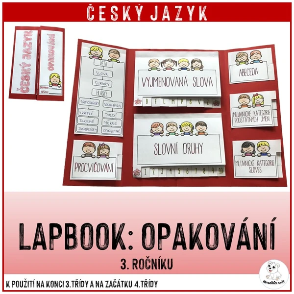 Opakování 3. ročníku (ČJ) - lapbook