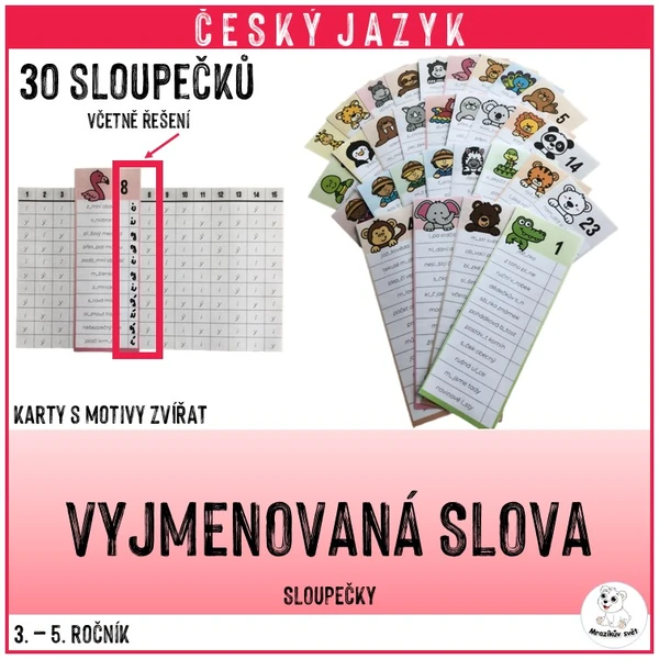Vyjmenovaná slova (sloupečky)