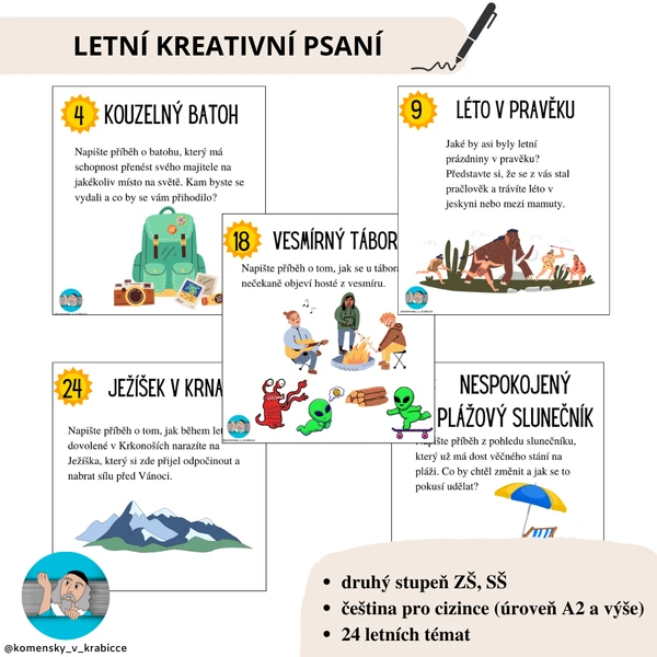 Letní kreativní psaní