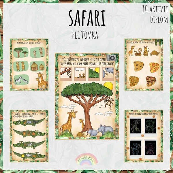 Safari, plotovka/stezka