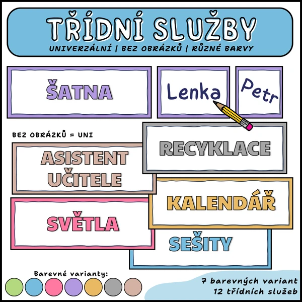 Třídní služby - samospráva 