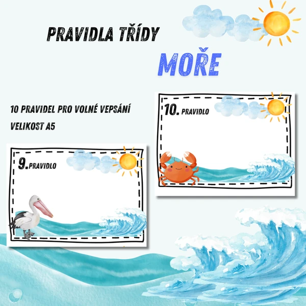 Pravidla třídy MOŘE