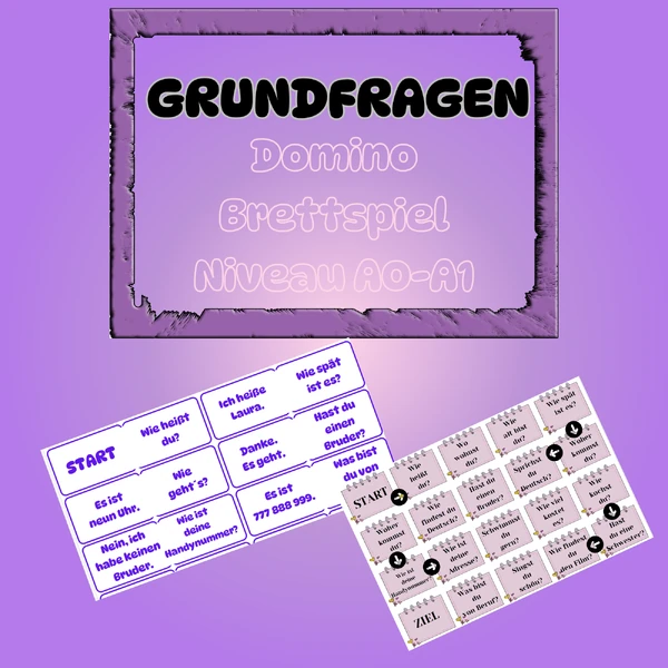 Grundfragen - Domino, Brettspiel