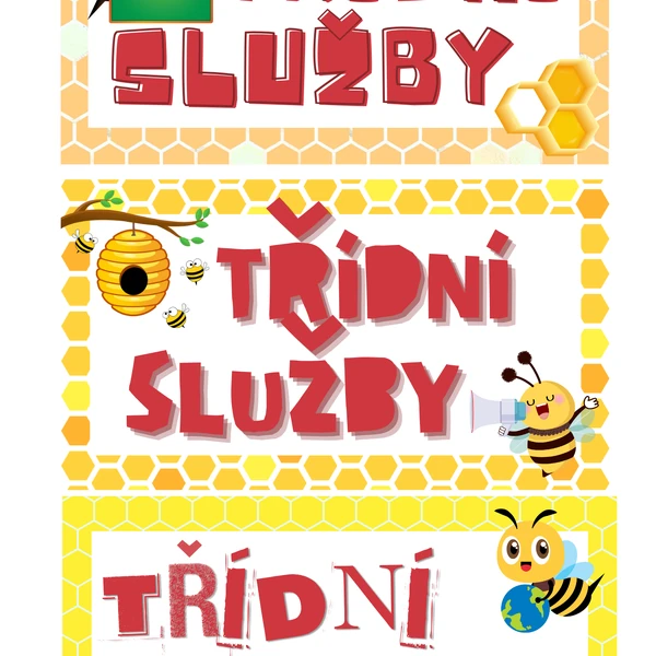 Třídní služby - včela