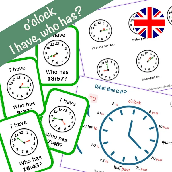 I have, who has? O'clock