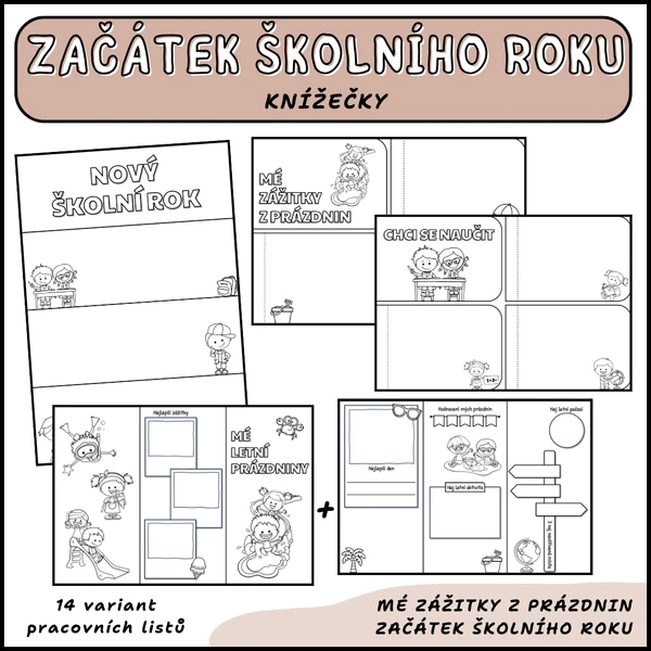 Začátek školního roku - knížečka