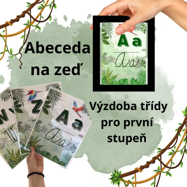 Abeceda na zeď - výzdoba třídy 