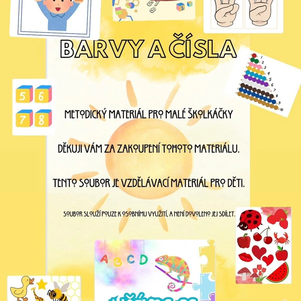 Barvy, čísla